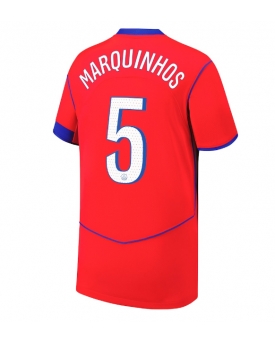 Billige Fotballdrakt Paris Saint-Germain Marquinhos #5 Replika Tredjedrakt 2025-26 Kortermet Billige Fotballdrakt Paris Saint-Germain Marquinhos #5 Replika Tredjedrakt 2025-26 Kortermet